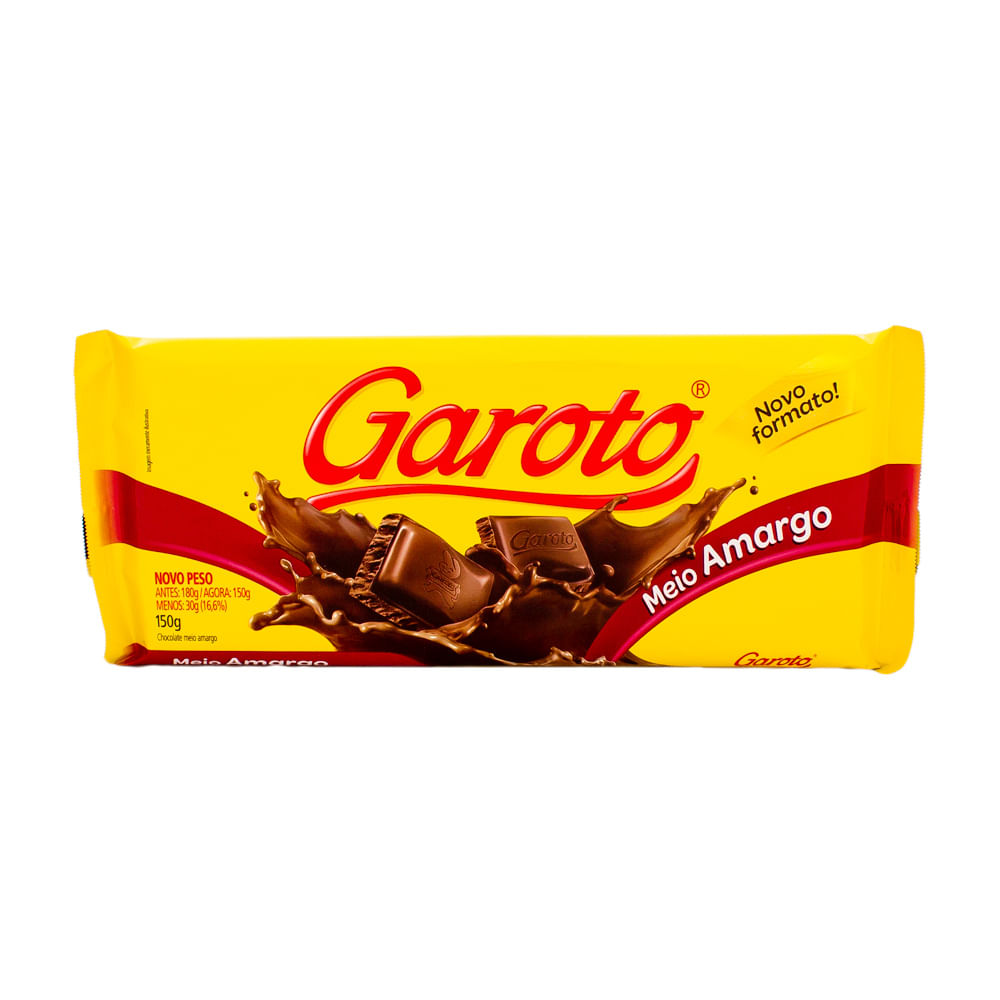 Chocolate Garoto Meio Amargo Araujo