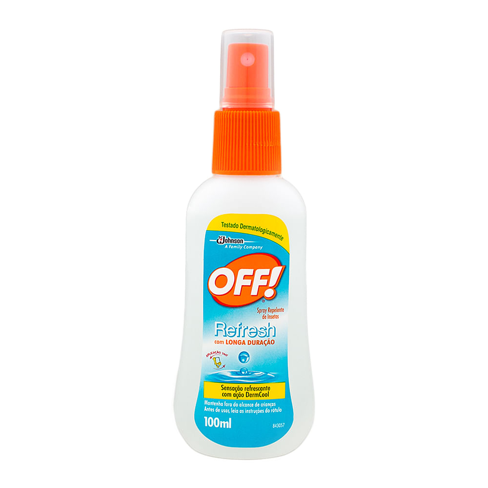 Repelente Off! Refresh Spray Casa Drogaria Araujo