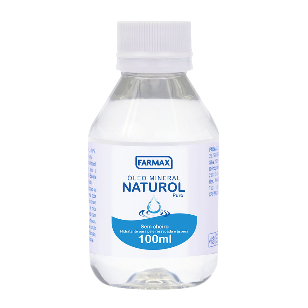 Óleo Mineral Naturol Farmax Drogaria Araujo