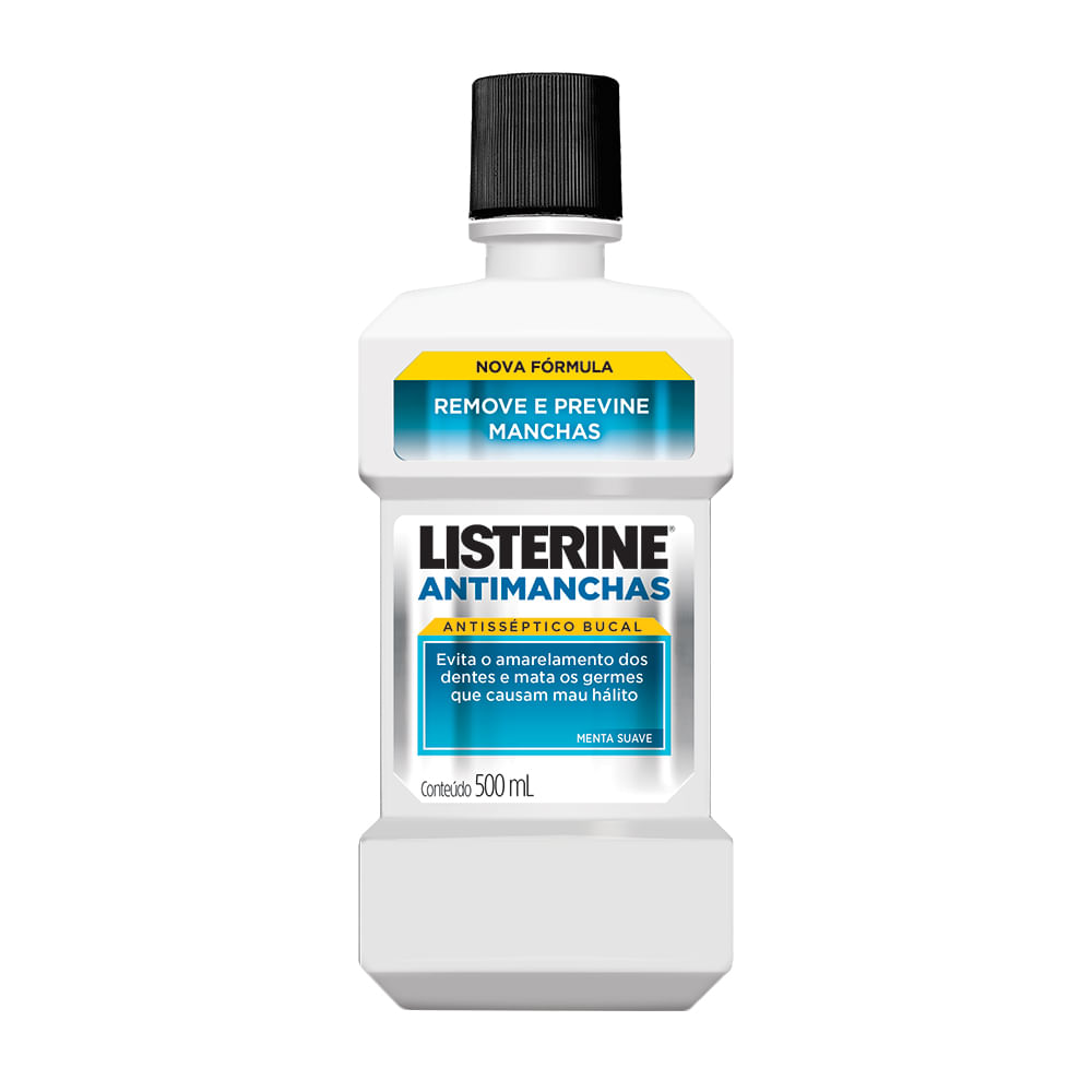 Enxaguante Bucal Listerine Whitening Antimanchas 500ml