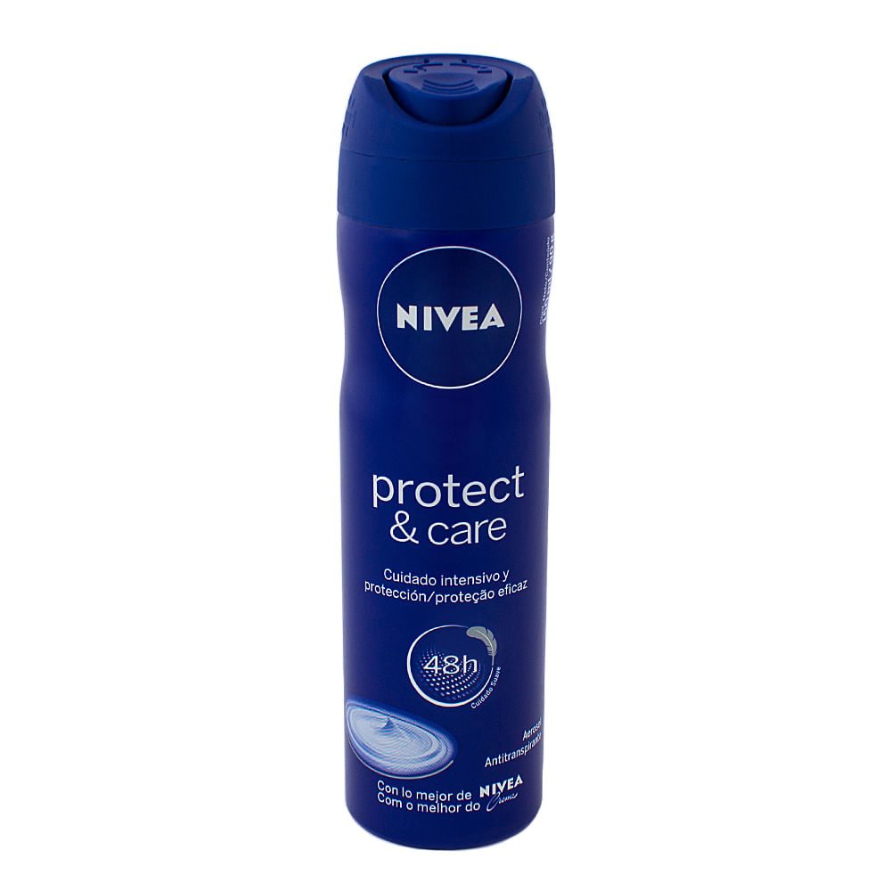 Desodorante Nivea Protect & Care Aerosol Antitranspirante 48h com 150ml