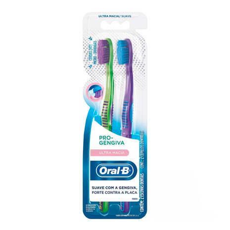 Kit Escova Dental Oral B Pro Gengiva Ultra Macia - Higiene Pessoal ...