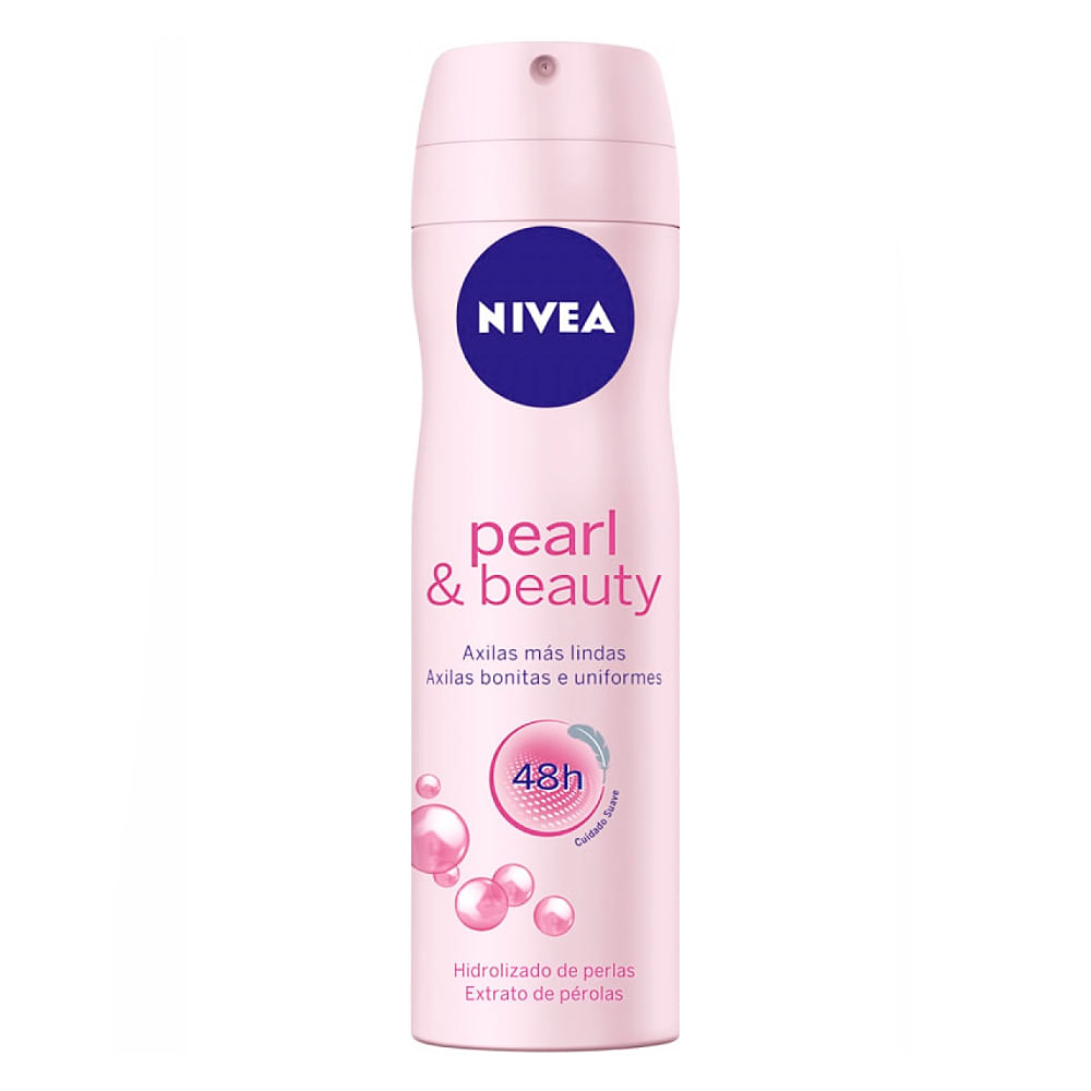 Desodorante Nivea Pearl & Beauty Aerosol Antitranspirante 48h com 150ml