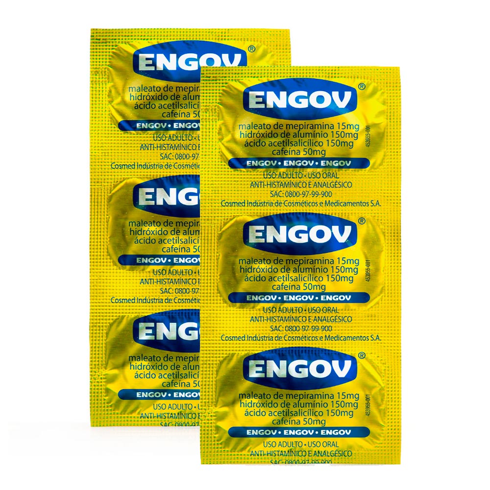 Kit 2 Engov com 6 Comprimidos