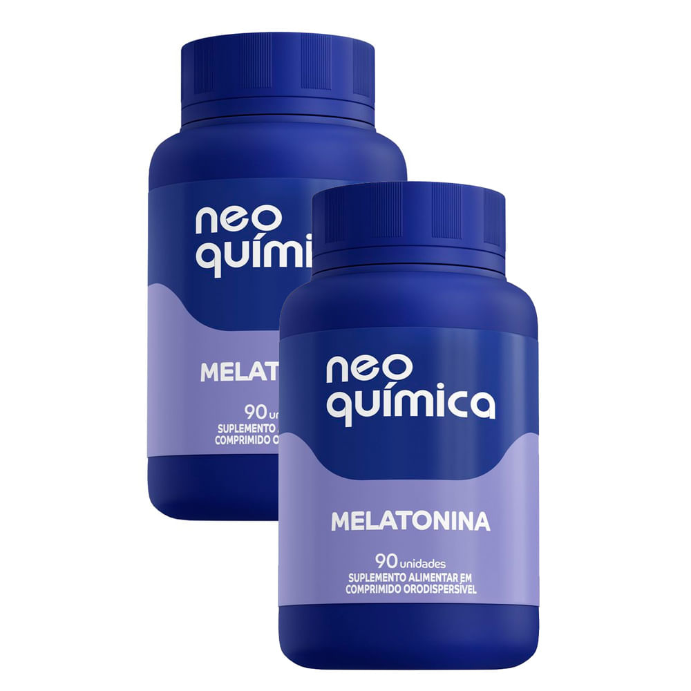 Kit 2 Melatonina Neo Química Maracujá 90 comprimidos