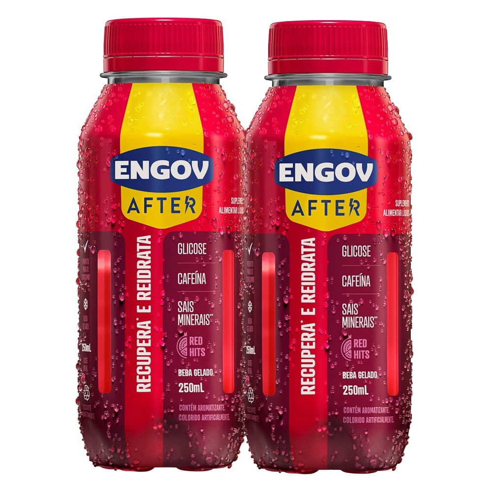 Kit 2 Engov After Red Hits 250ml