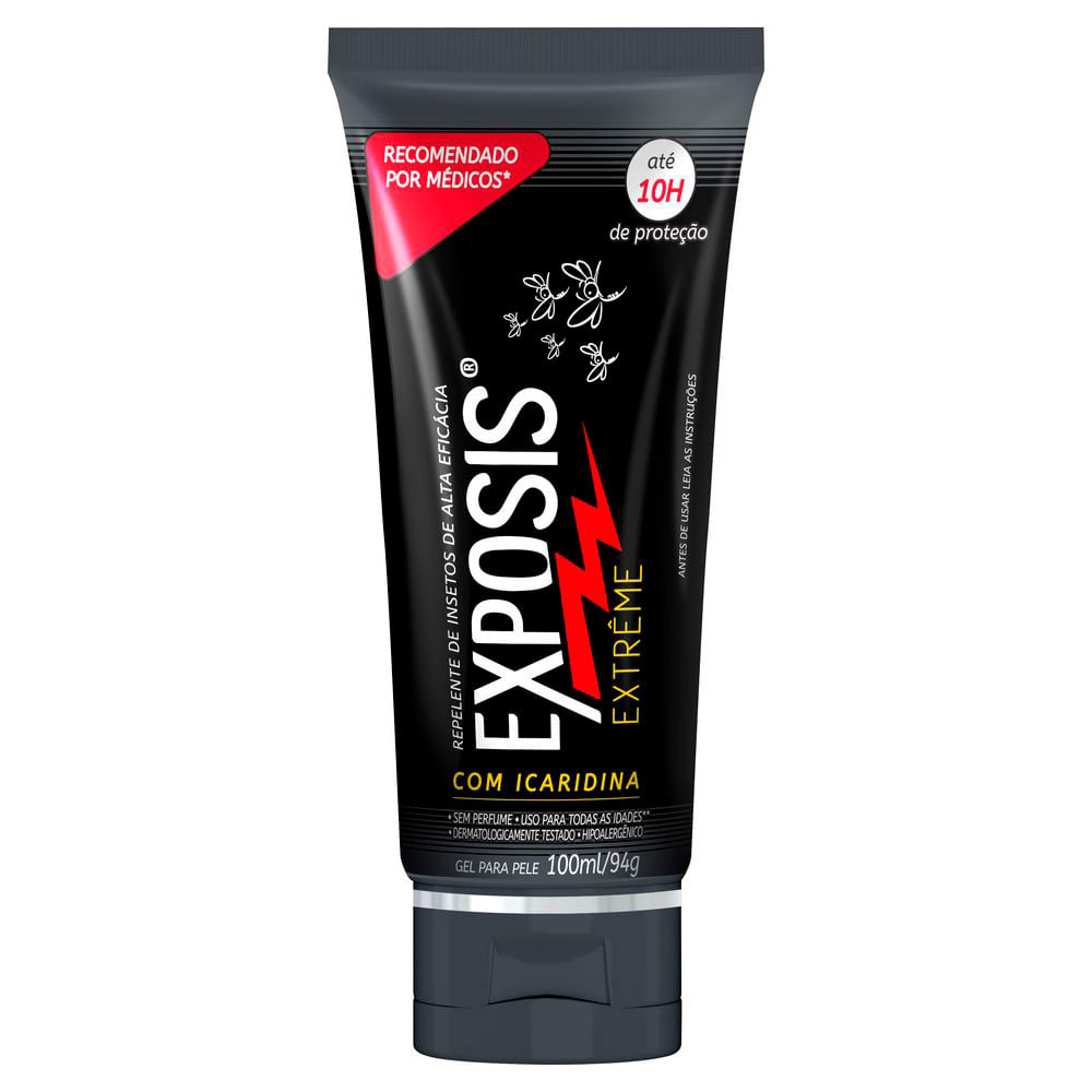 Repelente Exposis Extreme Gel com Icaridina 94g