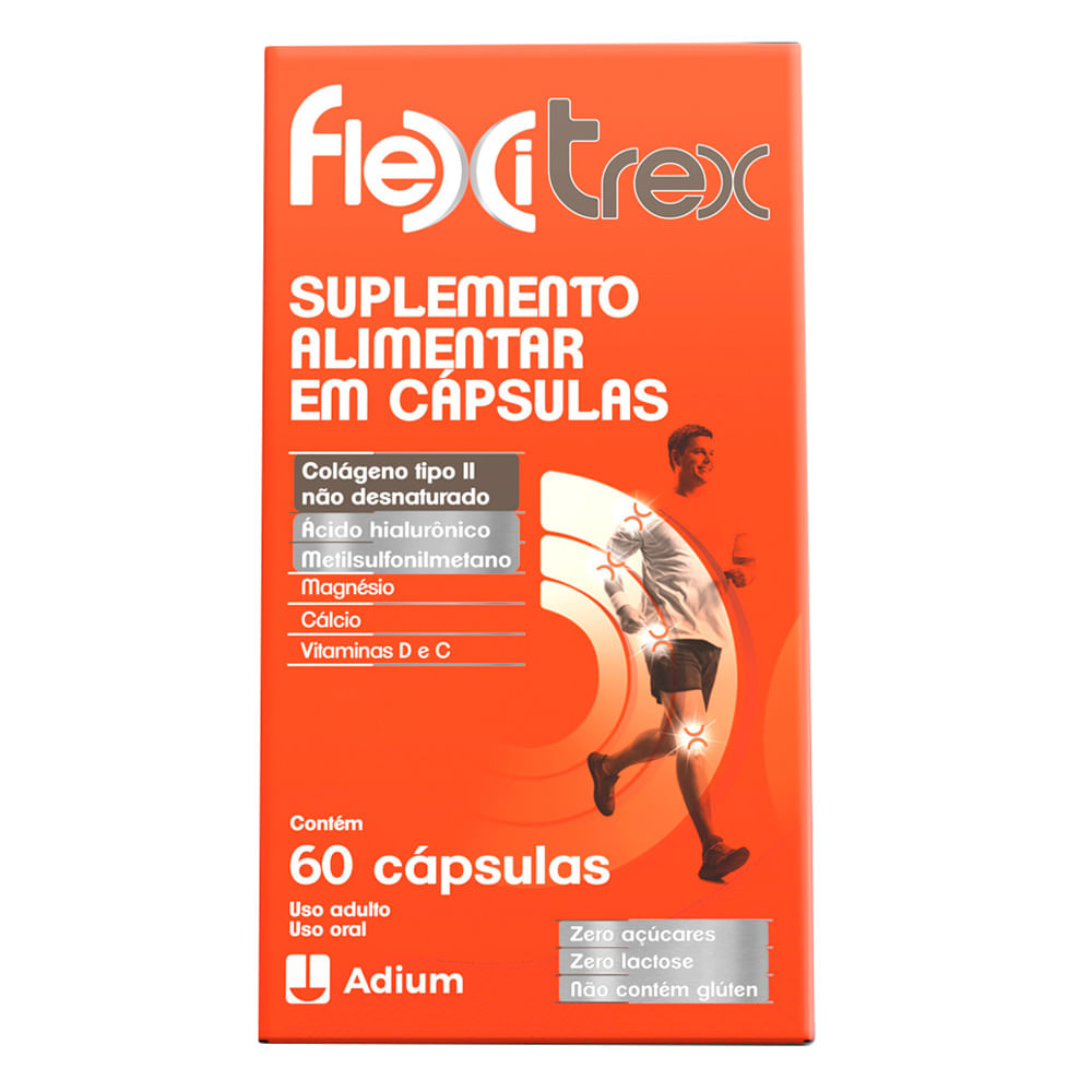 FlexiTrex Colágeno Tipo II com 60 Cápsulas