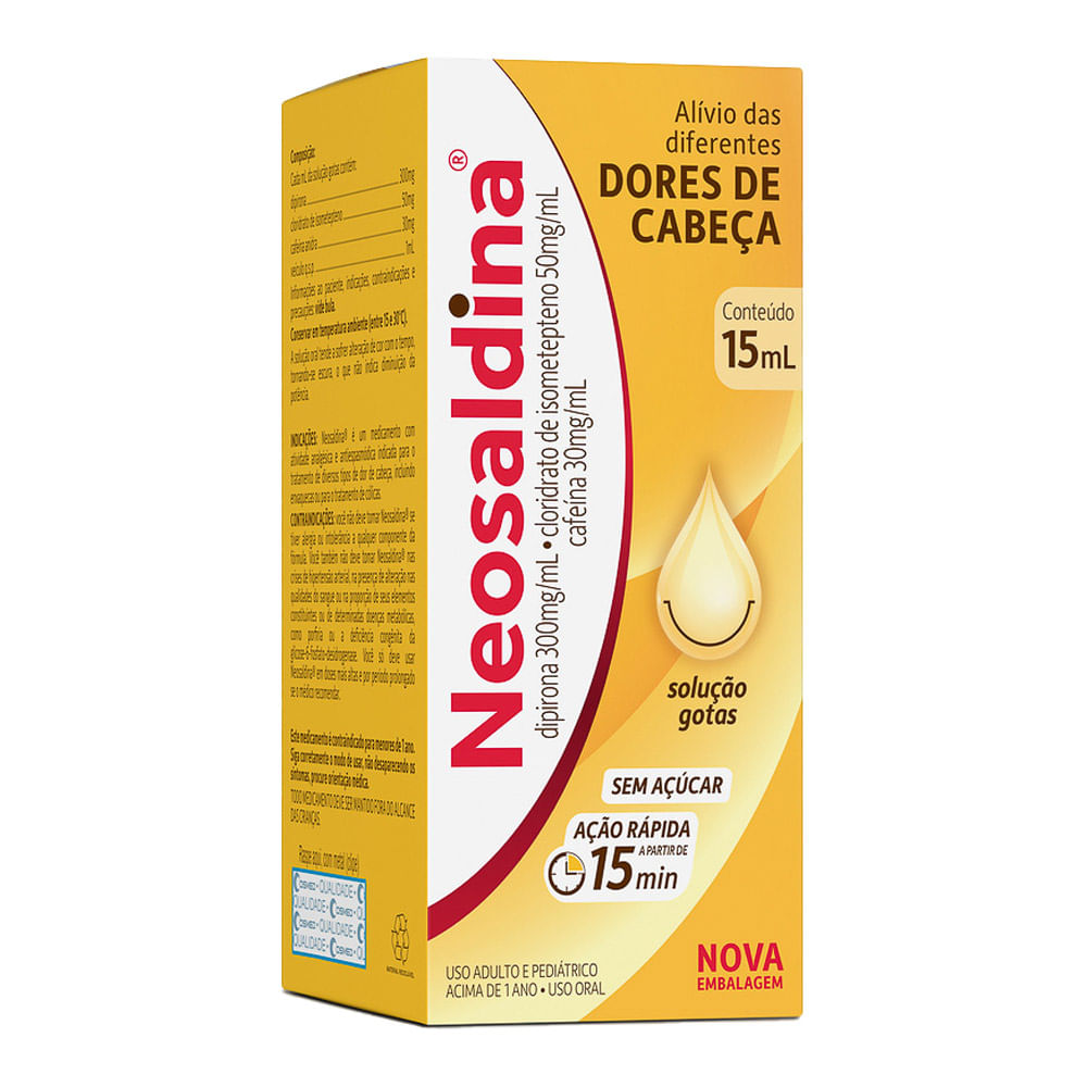 Neosaldina Gotas com 15ml