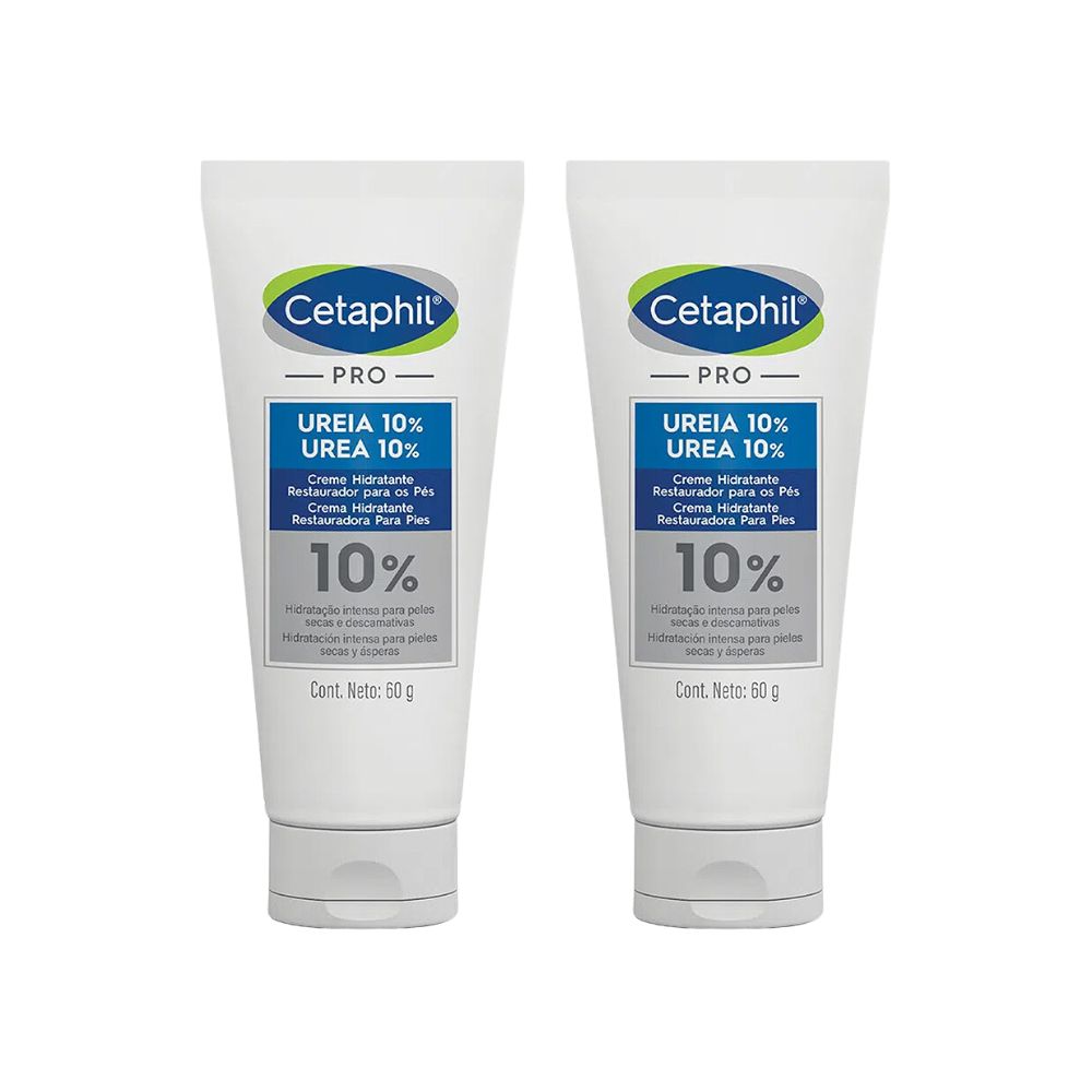 Kit 2 Cetaphil Pro Ureia 10% Creme Hidratante Restaurador para os Pés 60g
