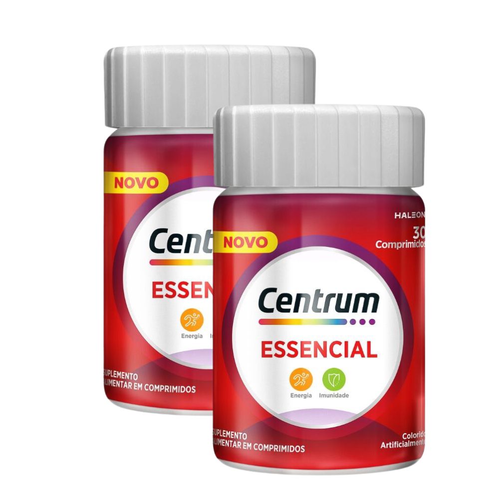 Kit 2 Centrum Essencial com 30 Comprimidos