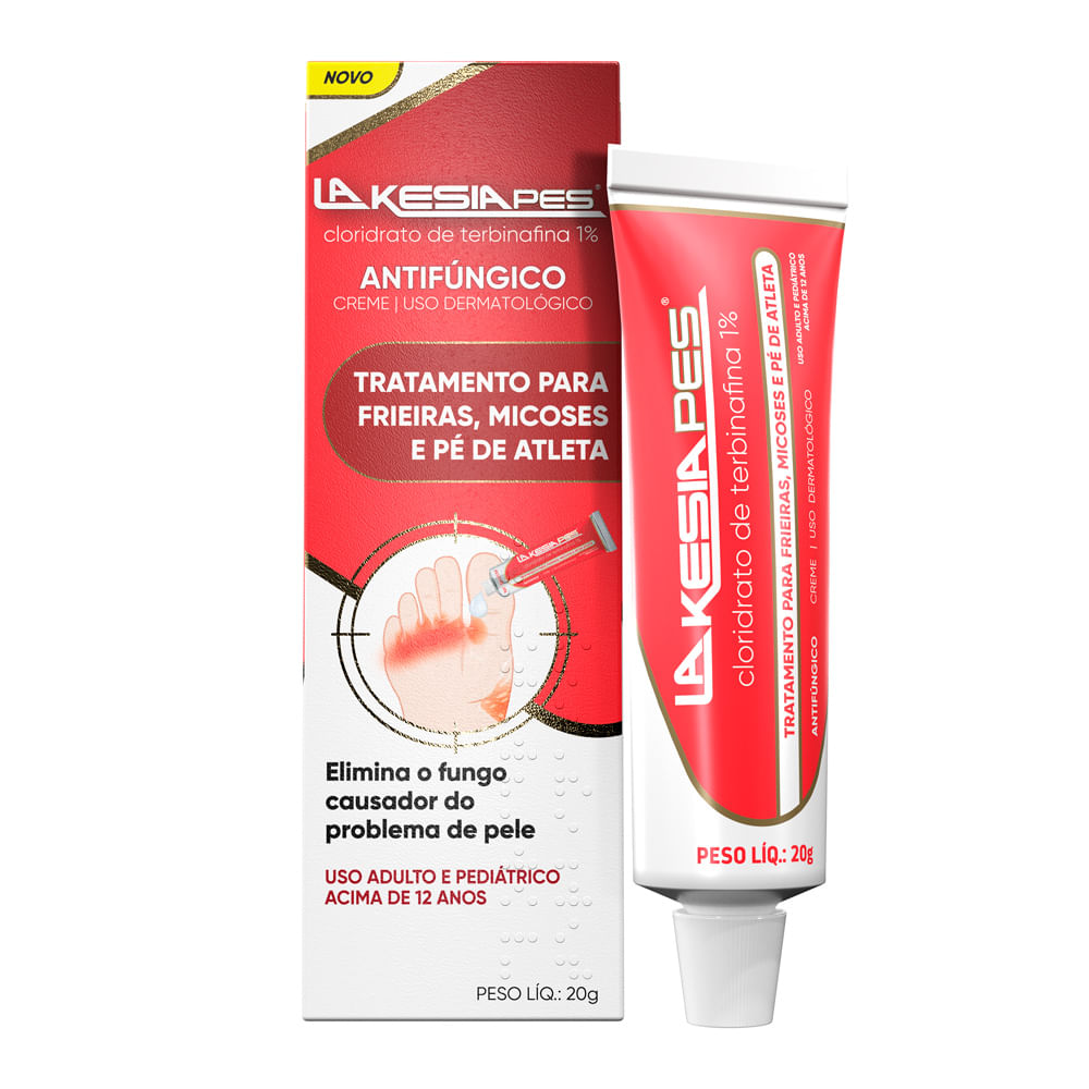 Lakesia Pés Creme Antifúngico 20g
