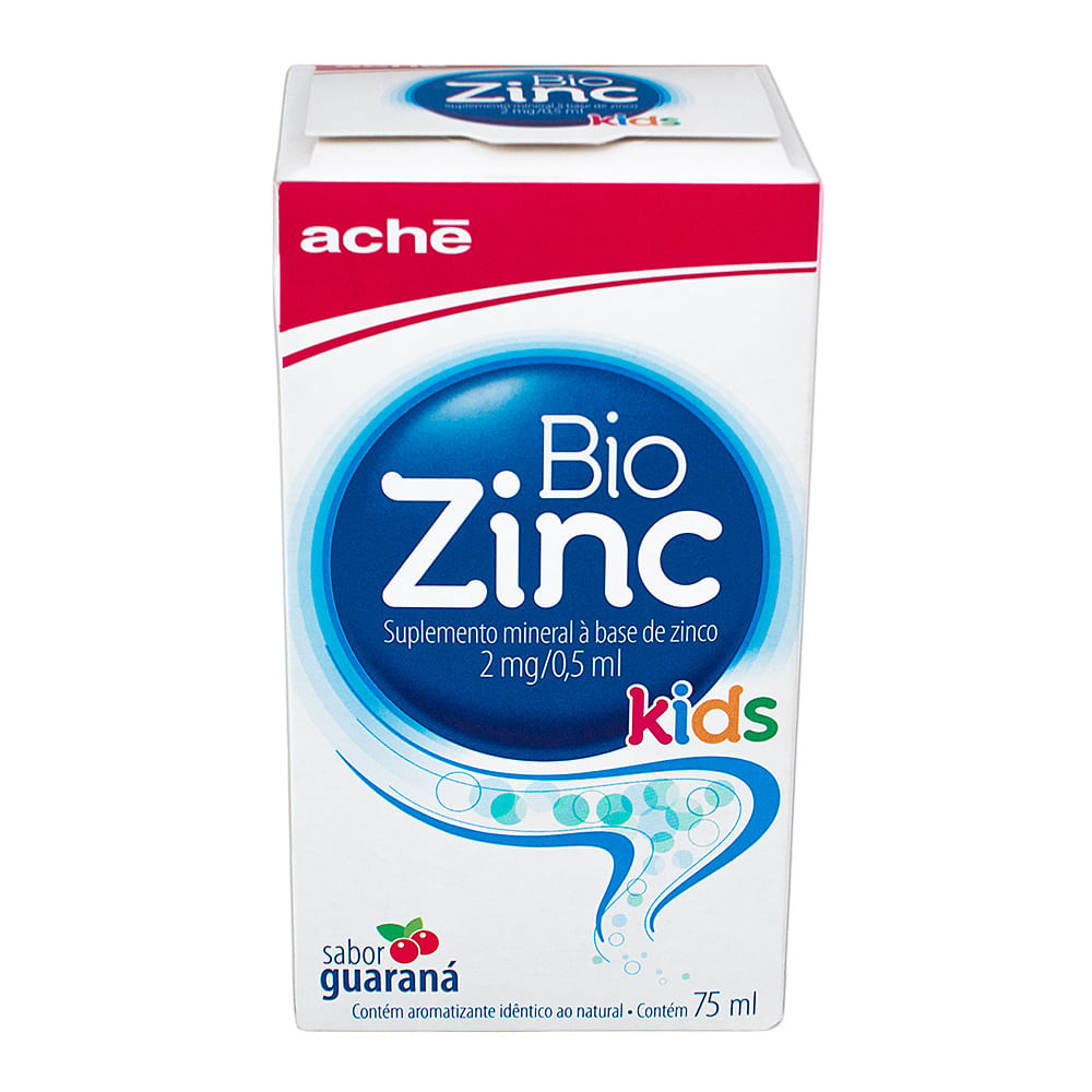 Biozinc 2mg/0,5ml Solução Drogaria Araujo