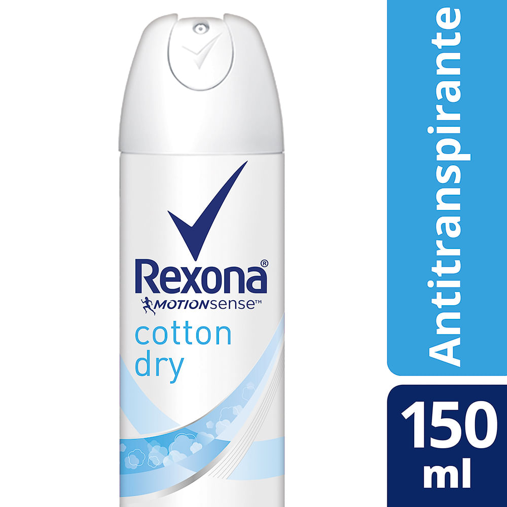 Desodorante Rexona Cotton Dry Aerosol Antitranspirante 48h 150ml