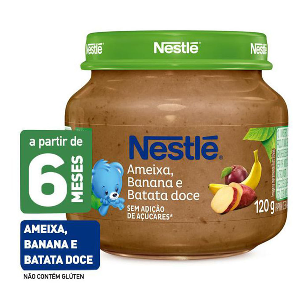 Papinha Nestle De Ameixa Banana E Batata Doce Araujo Mobile