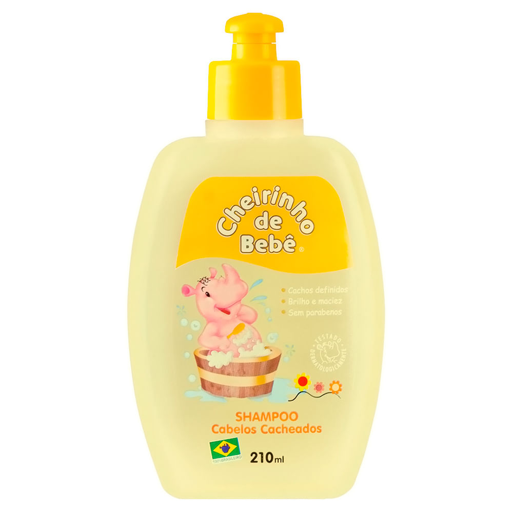 Shampoo Cheirinho De Bebe Cabelos Cacheados 210ml Araujo Mobile