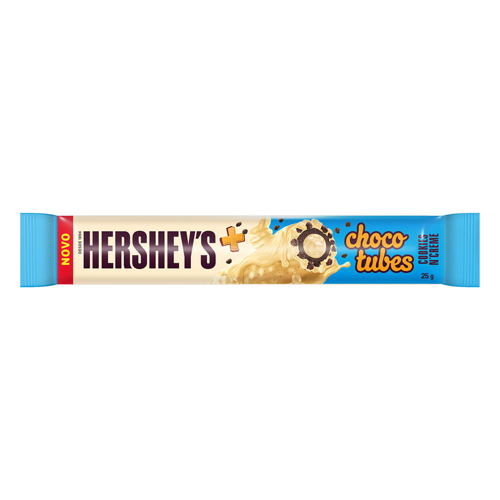 Chocolate Hershey's Chocotubs Cookies'n'Creme 25g Drogaria Araujo