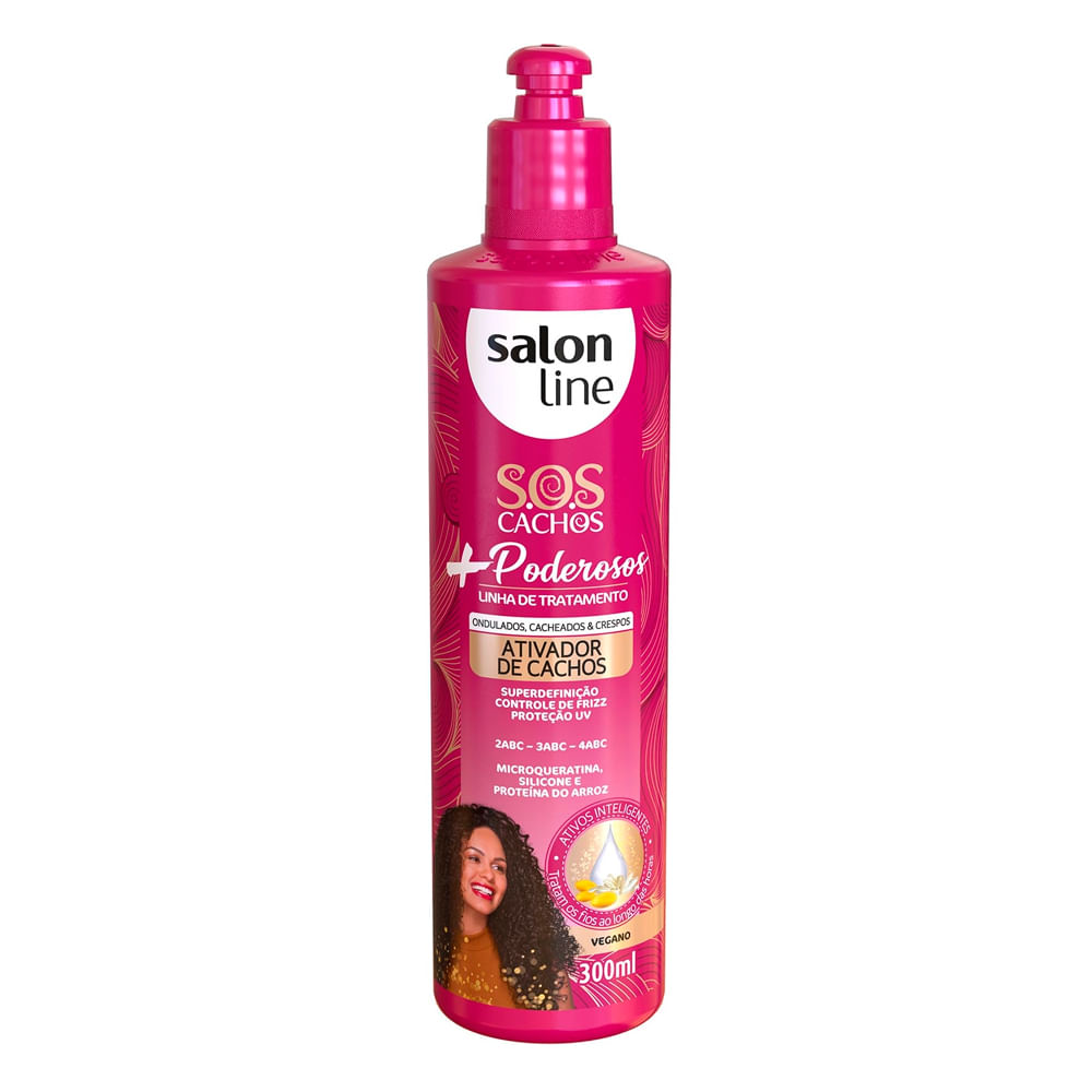 Ativador De Cachos S O S Cachos Poderosos Salon Line 300ml Araujo Mobile