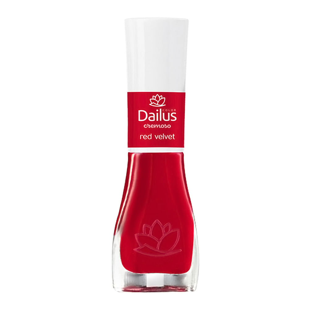 Esmalte Dailus Color Cor Red Velvet com 8ml.