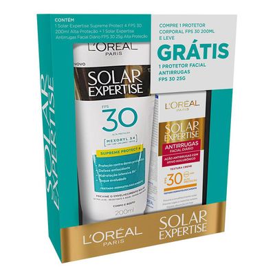 //www.araujo.com.br/protetor-solar-loreal-solar-expertise-supreme-protect-fps-30-locao-200ml-e-ganhe-solar-expertise-fac/p