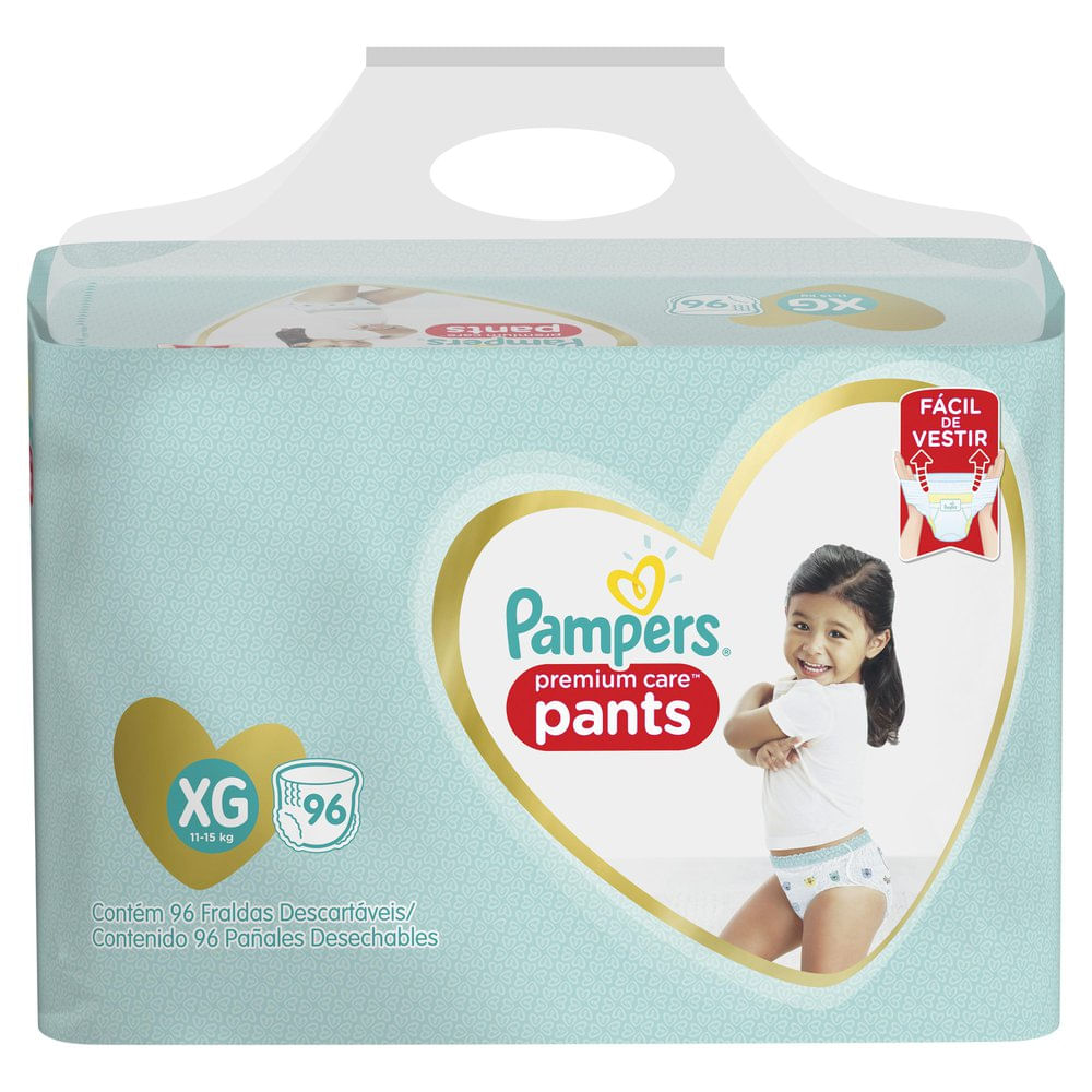 Fralda Pampers Pants Premium Care Xg Em Oferta Araujo Araujo