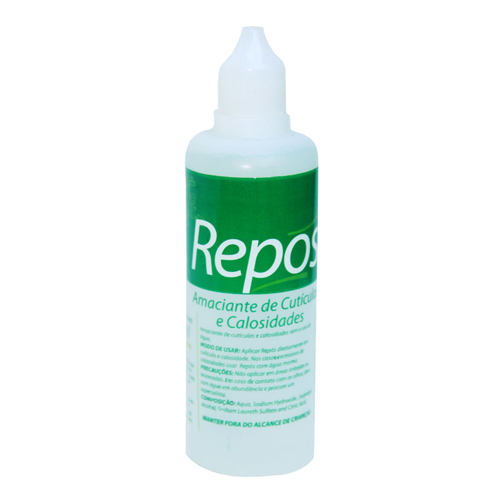 Amaciante De Cutícula E Calosidade Amaciante de Cutículas e Calos Repos 120ml em oferta | Araujo - Araujo