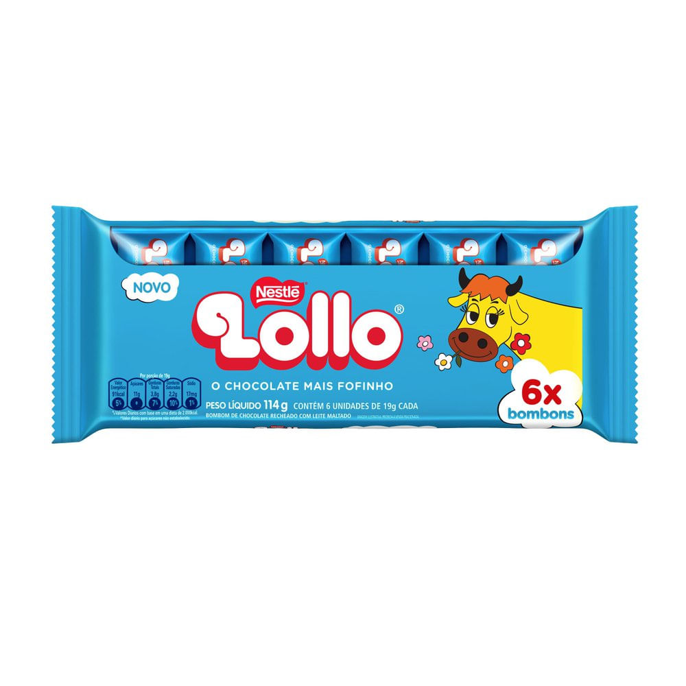 Chocolate Nestlé Lollo 114g Em Oferta Araujo Drogaria Araujo 5448