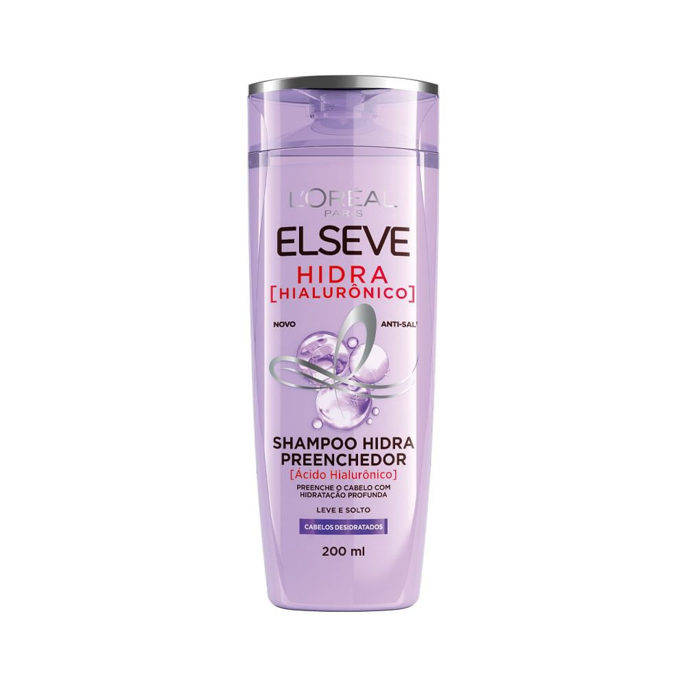 Shampoo Elseve Hidra Hialurônico 200ml Drogaria Araujo