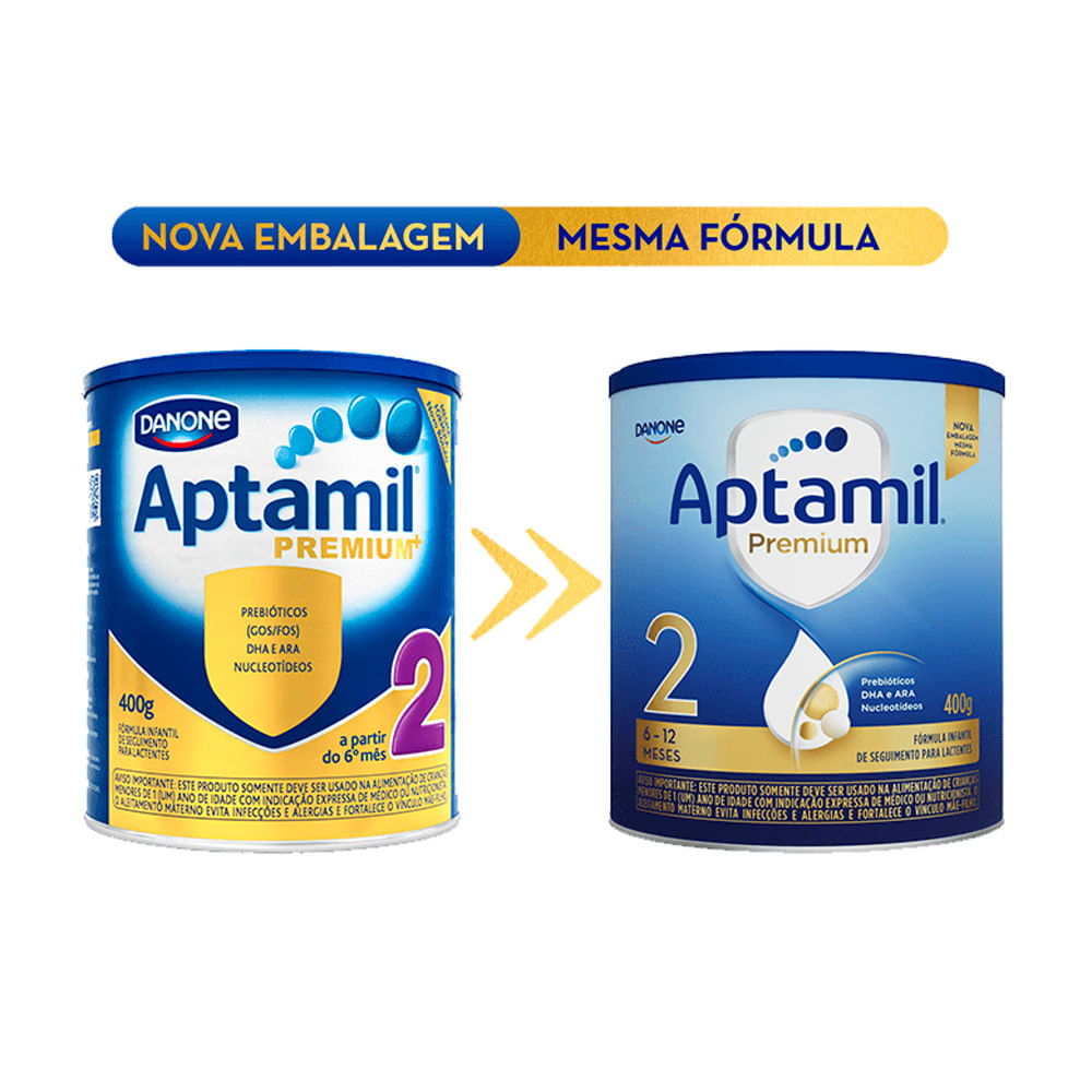 Aptamil Premium 2 Fórmula A Partir De 6 Mês 400g Em Oferta Araujo