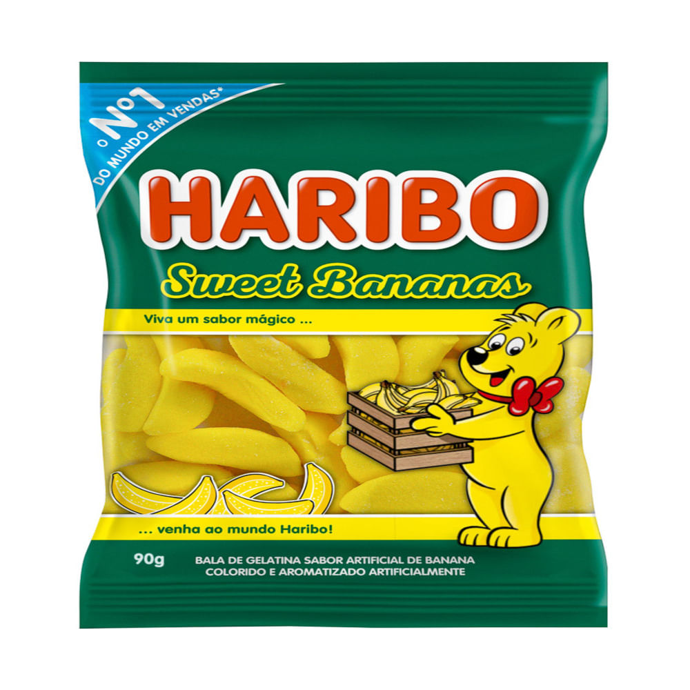 Balas De Gelatina Haribo Sweet Banana 90g Em Oferta | Araujo - Drogaria ...