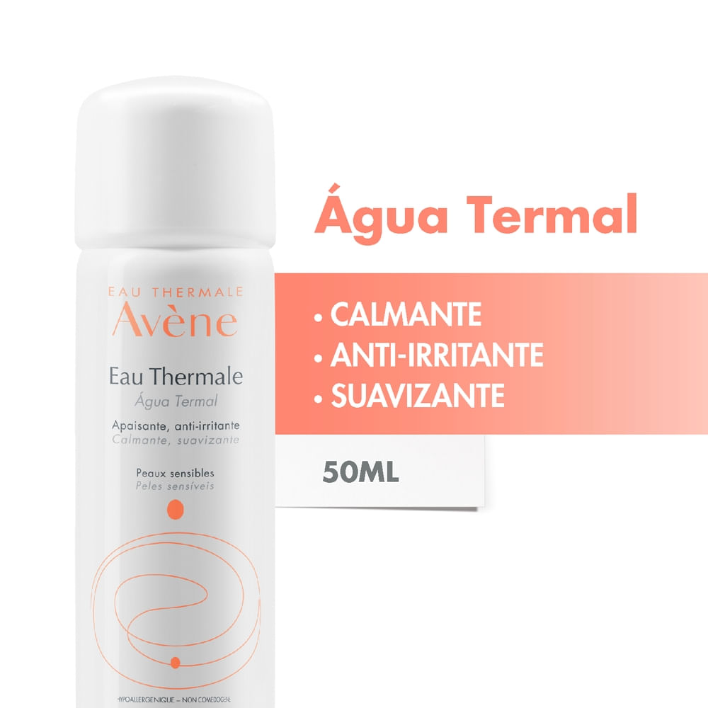 Avène Água Termal 50ml - Dermocosméticos - Araujo Manipulacao