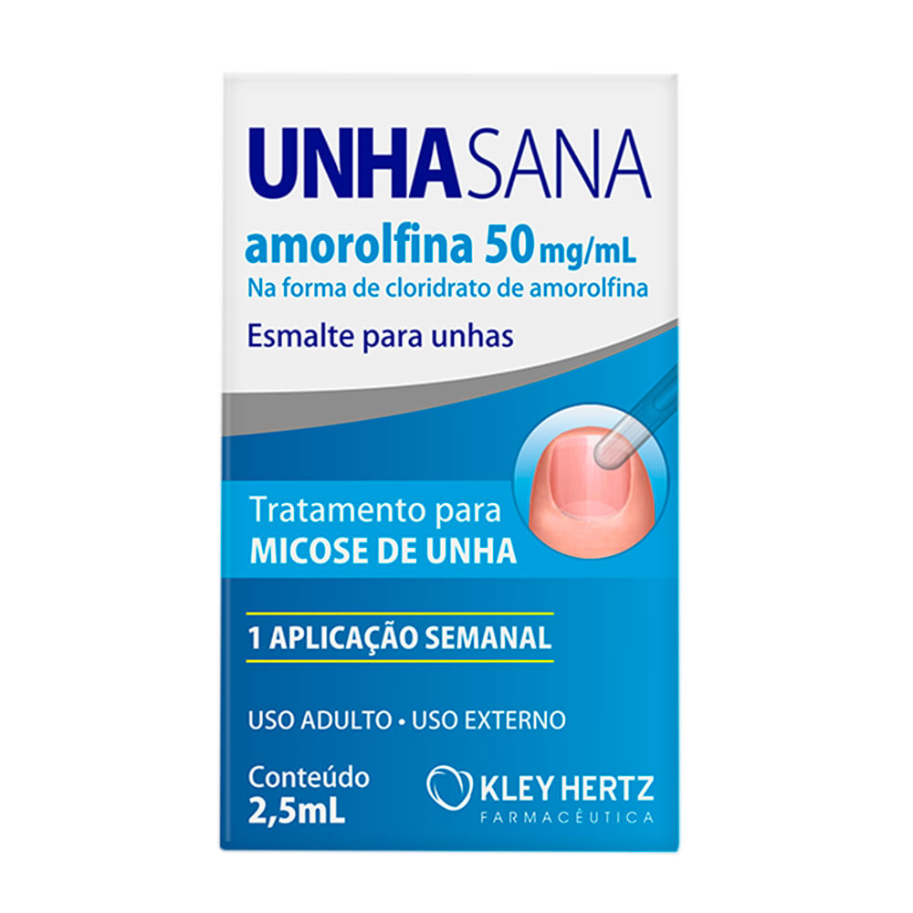 Unha Sana Esmalte De Tratamento Para Micose De Unha Com 2,5ml ...