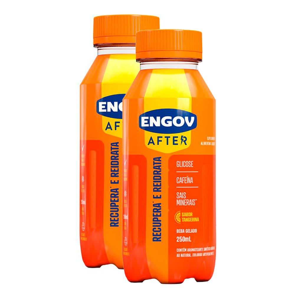 Kit 2 Bebida Engov After Tangerina 250ml