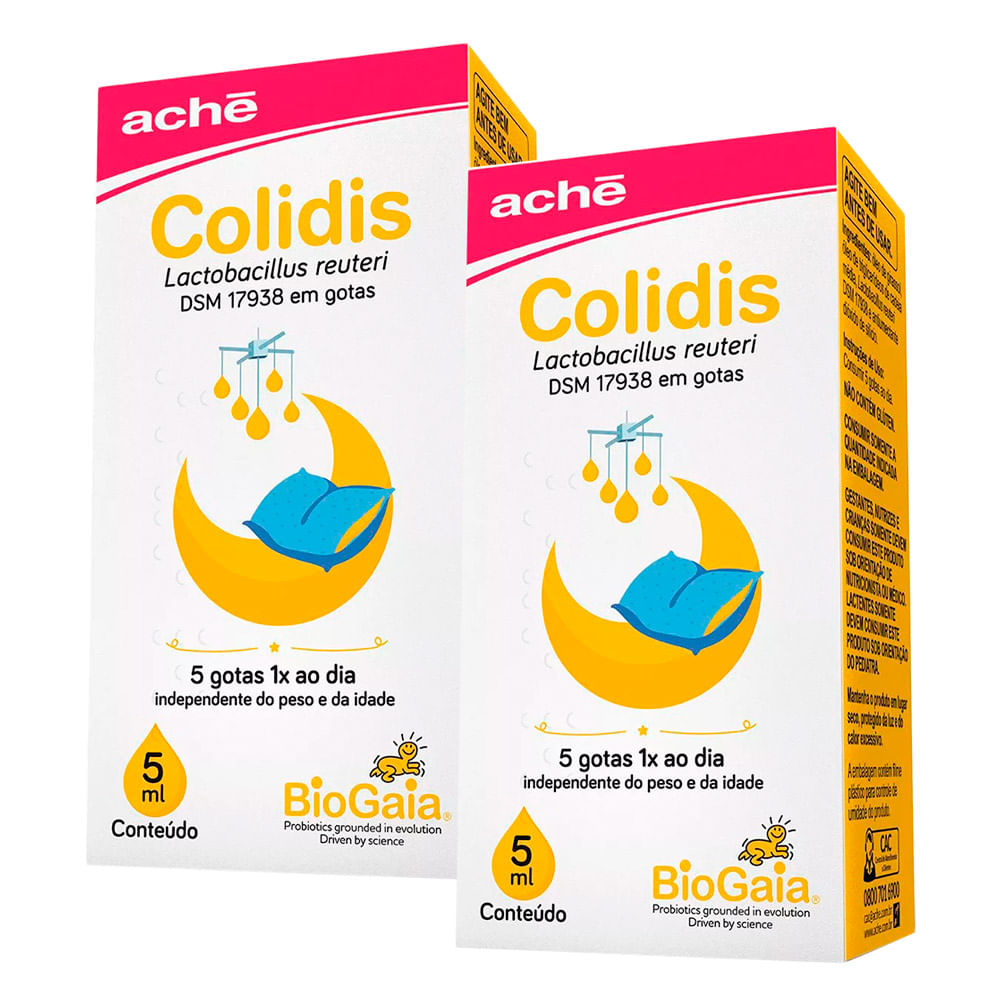 Kit 2 Colidis Gotas 5ml - Drogaria Araujo