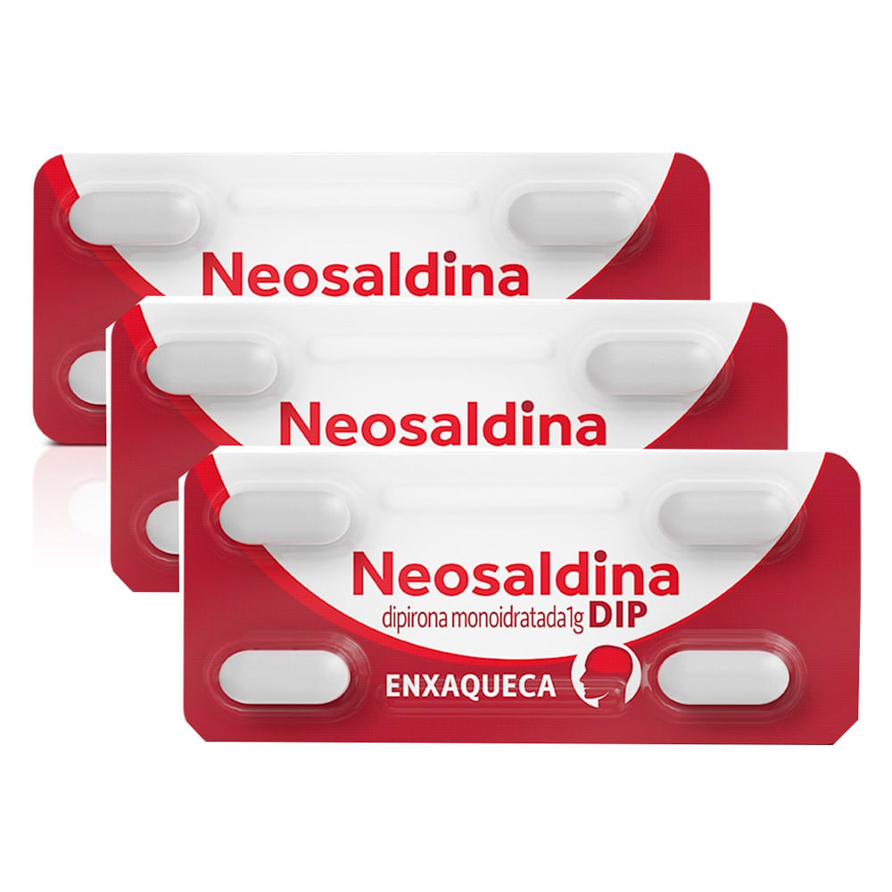 Kit 3 Neosaldina Dip 1g com 4 Comprimidos