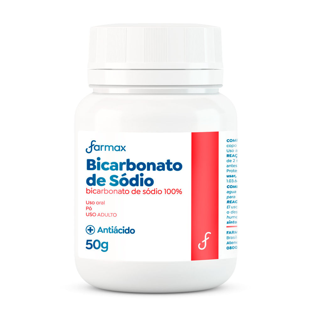 Bicarbonato De Sódio Farmax 50g Drogaria Araujo 5482