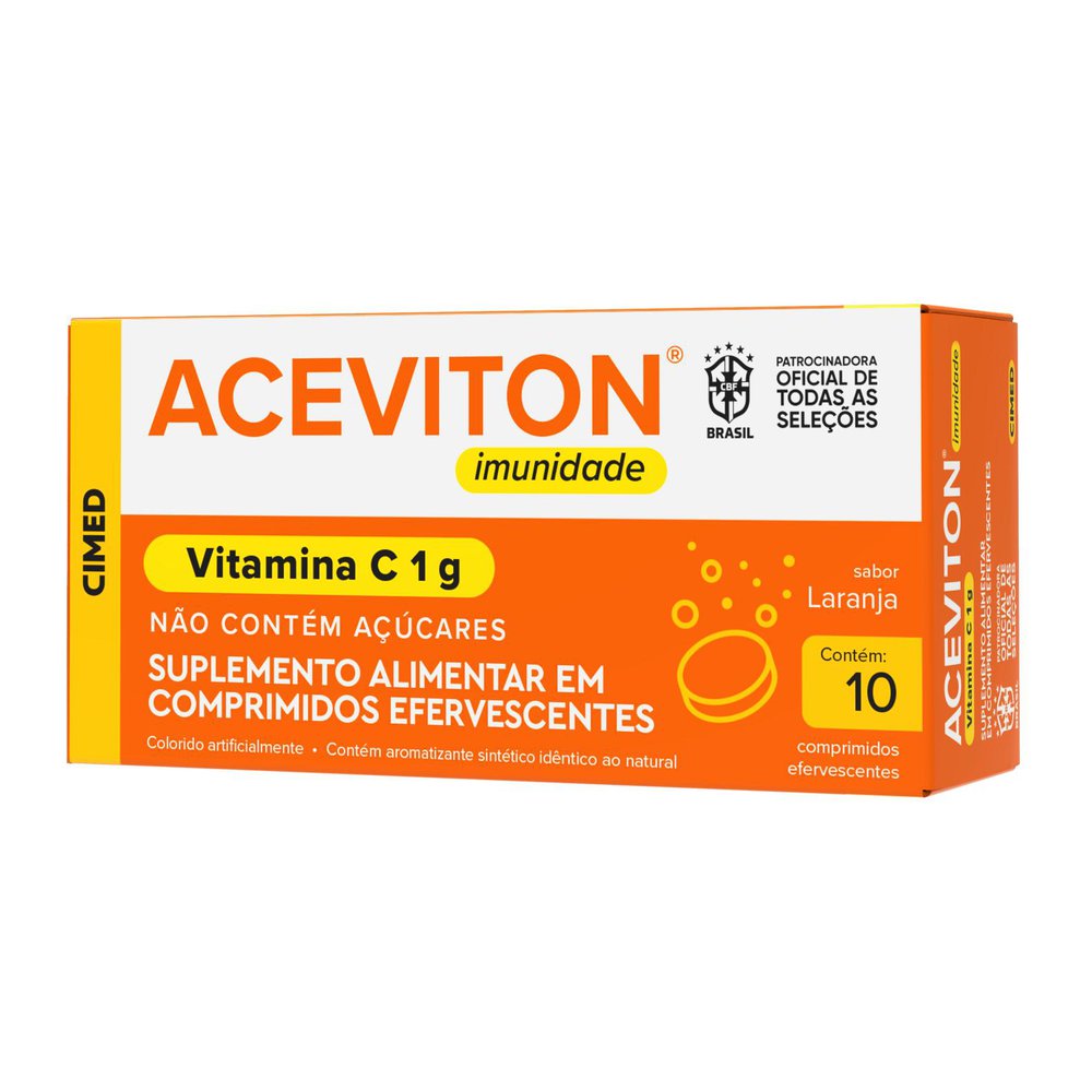 Aceviton Vitamina C 1G 10 Comprimido Efervescente