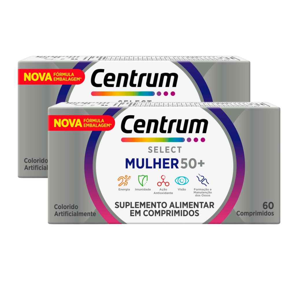 Kit 2 Centrum Select Mulher 60 Comprimidos