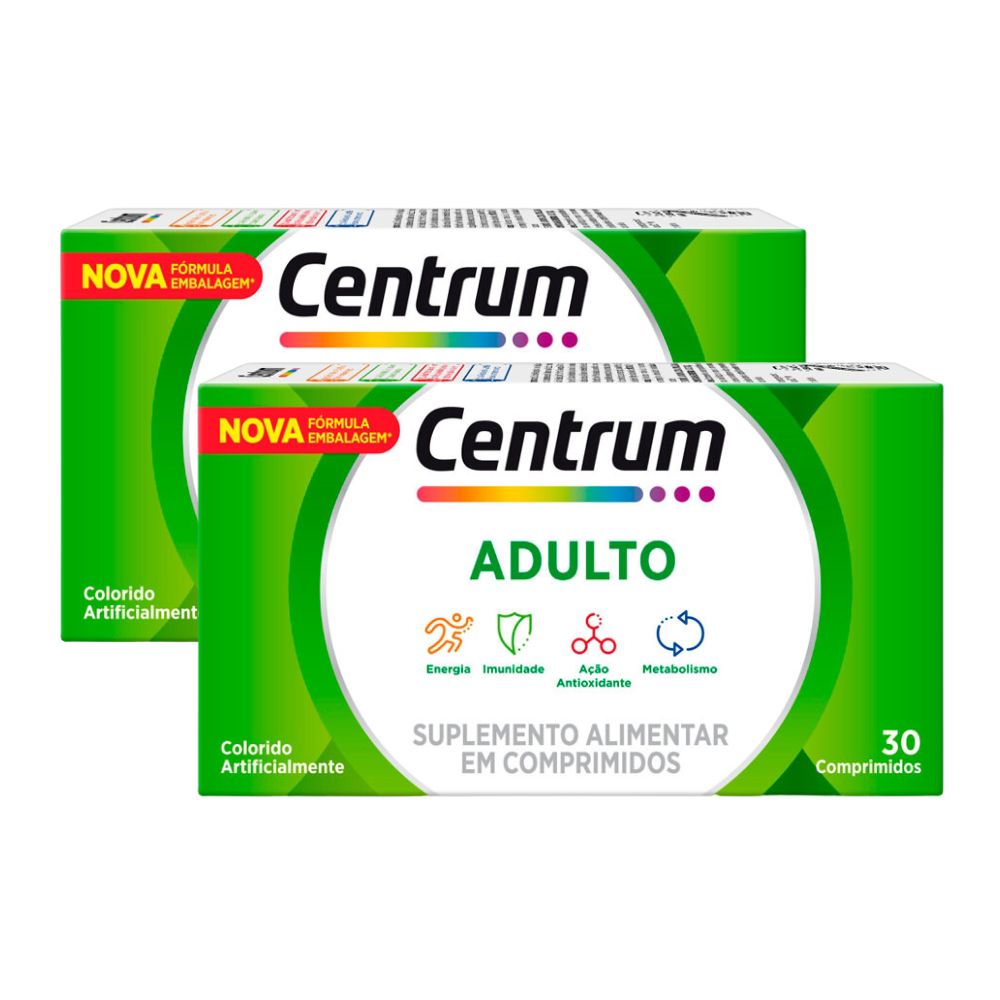 Kit 2 Centrum 30 Comprimidos