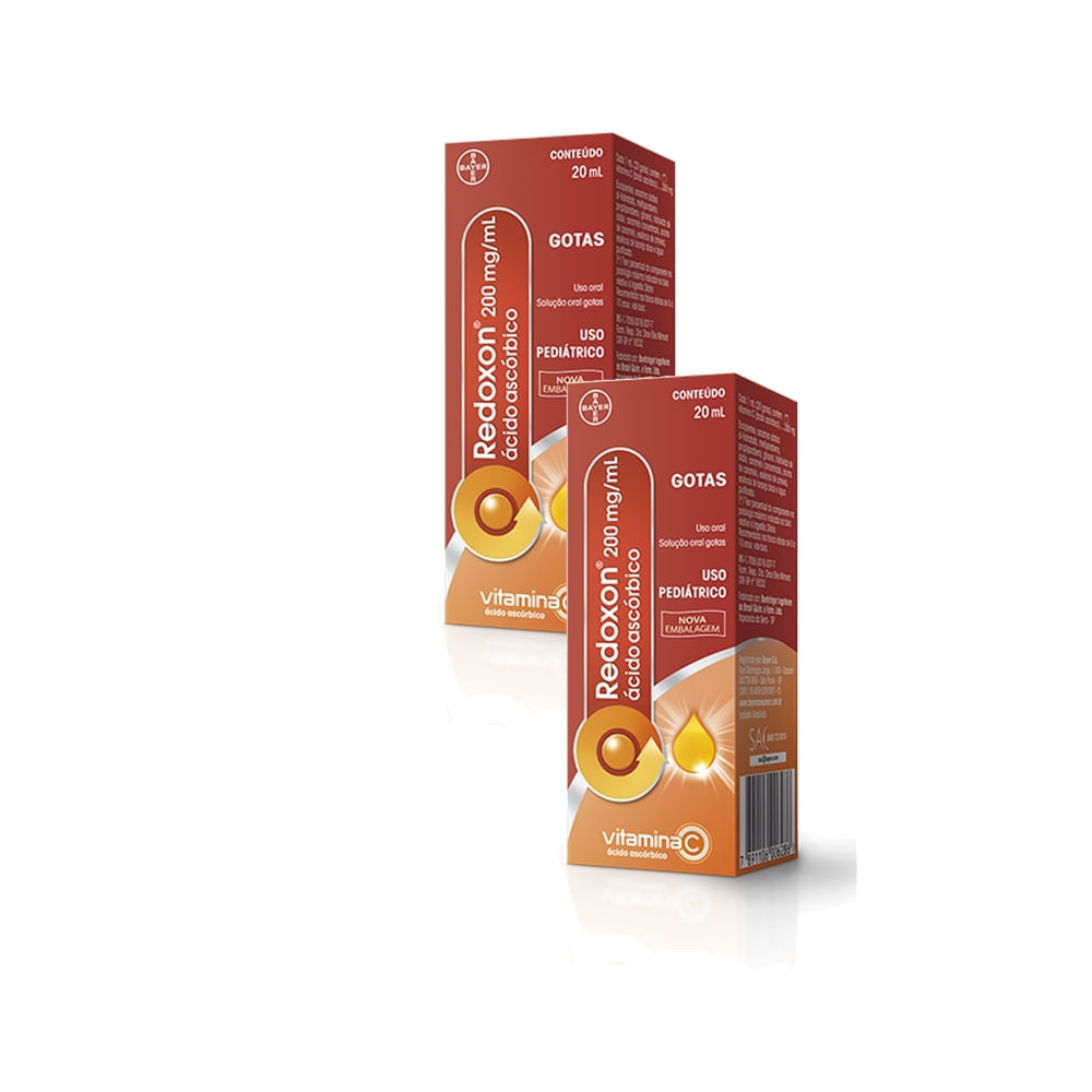 Kit 2 Vitamina C Redoxon Gotas com 20ml