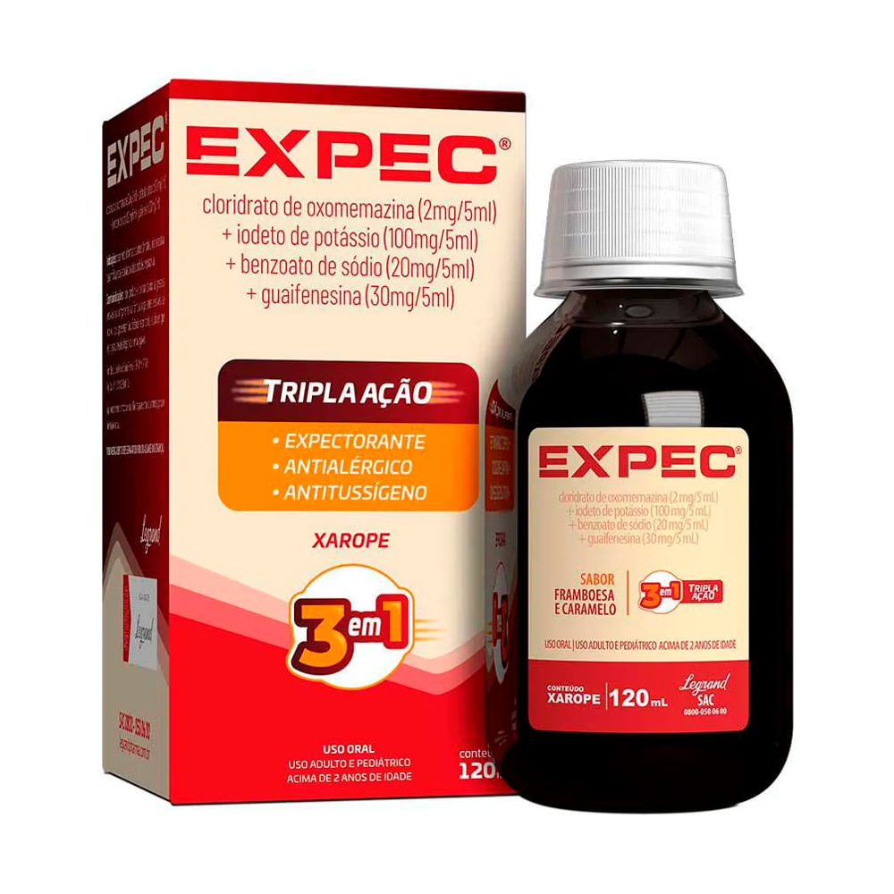 Expec Xarope Tripla Ação com 120ml