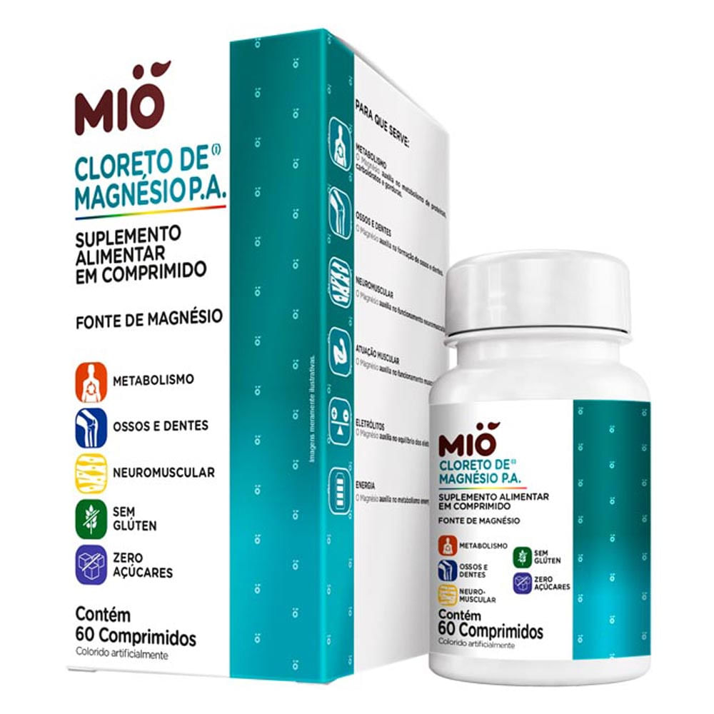 Kit 3 Polivitamínico Homem Mió 60 Cápsulas