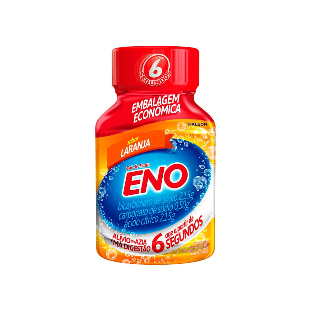 Sal de Fruta Eno Sabor Laranja 100g