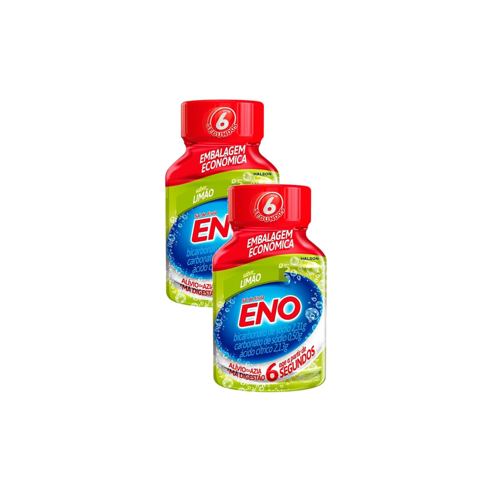Kit 2 Sal de Fruta Eno Sabor Limão 100g
