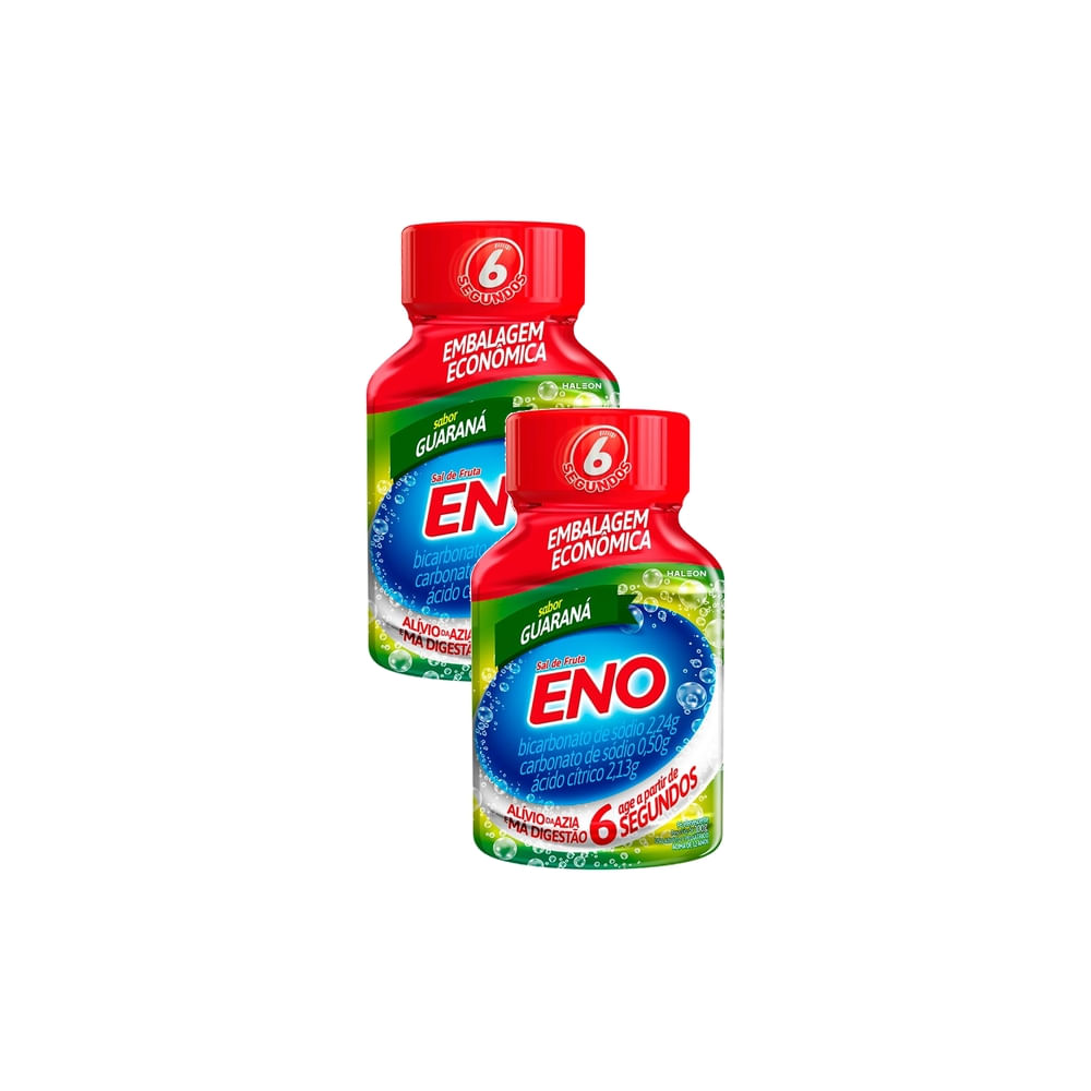 Kit 2 Sal de Fruta Eno Sabor Guaraná 100g