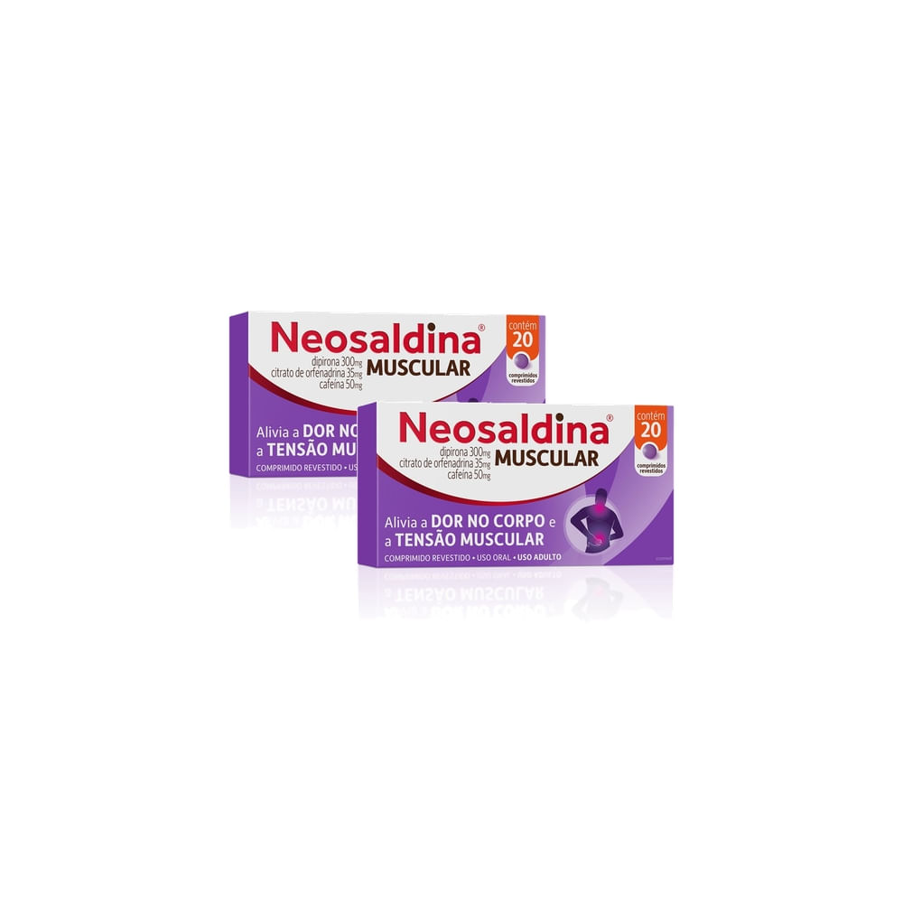 Kit 2 Neosaldina Muscular com 20 Comprimidos Revestidos