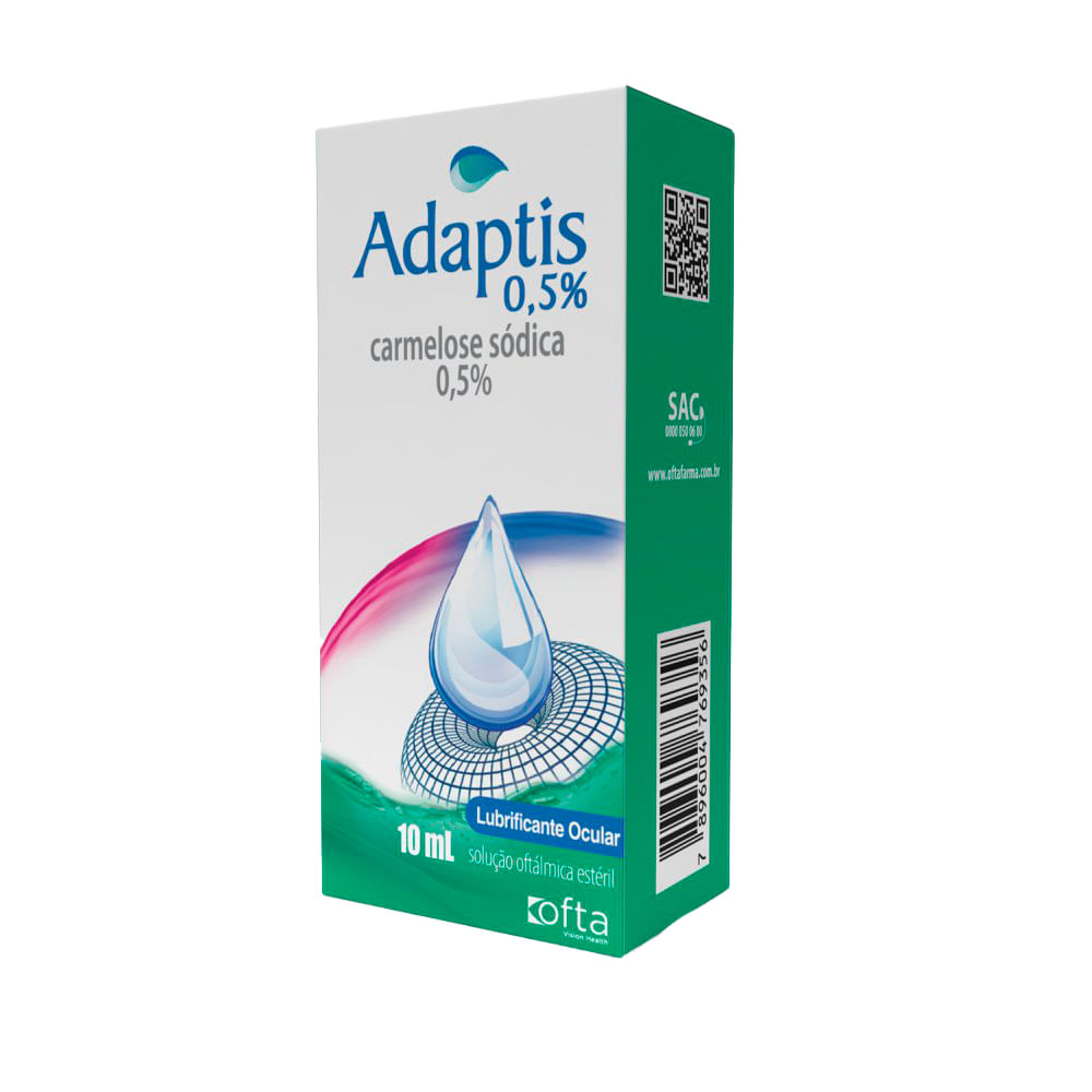 Adaptis 0,5% Colírio com 10ml