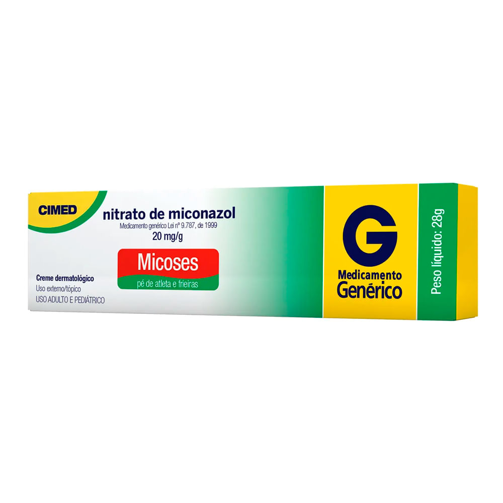 Miconazol 20mg/g Cimed Genérico Creme com 28g