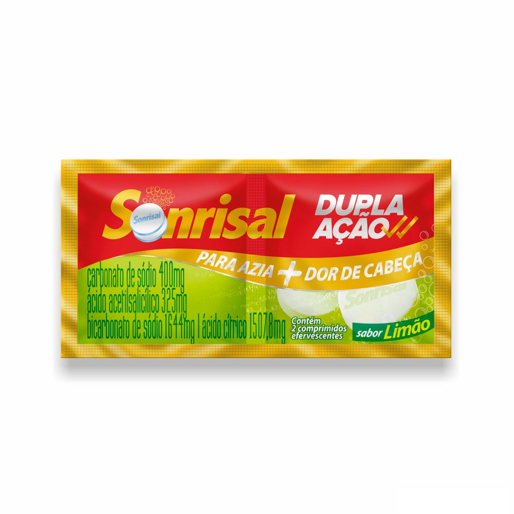 Sonrisal Sabor Limão 2 Comprimidos Efervescentes