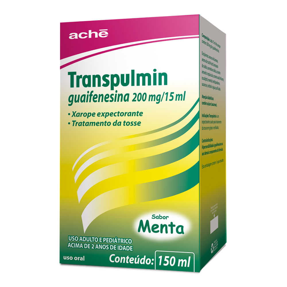 Transpulmin Xarope Adulto Sabor Menta com 150ml
